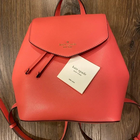 Kate Spade Lizzie Medium Coral Pink Backpack NWOT! kate spade new york Backpack Red Bags & Handbags for Women  main image 4